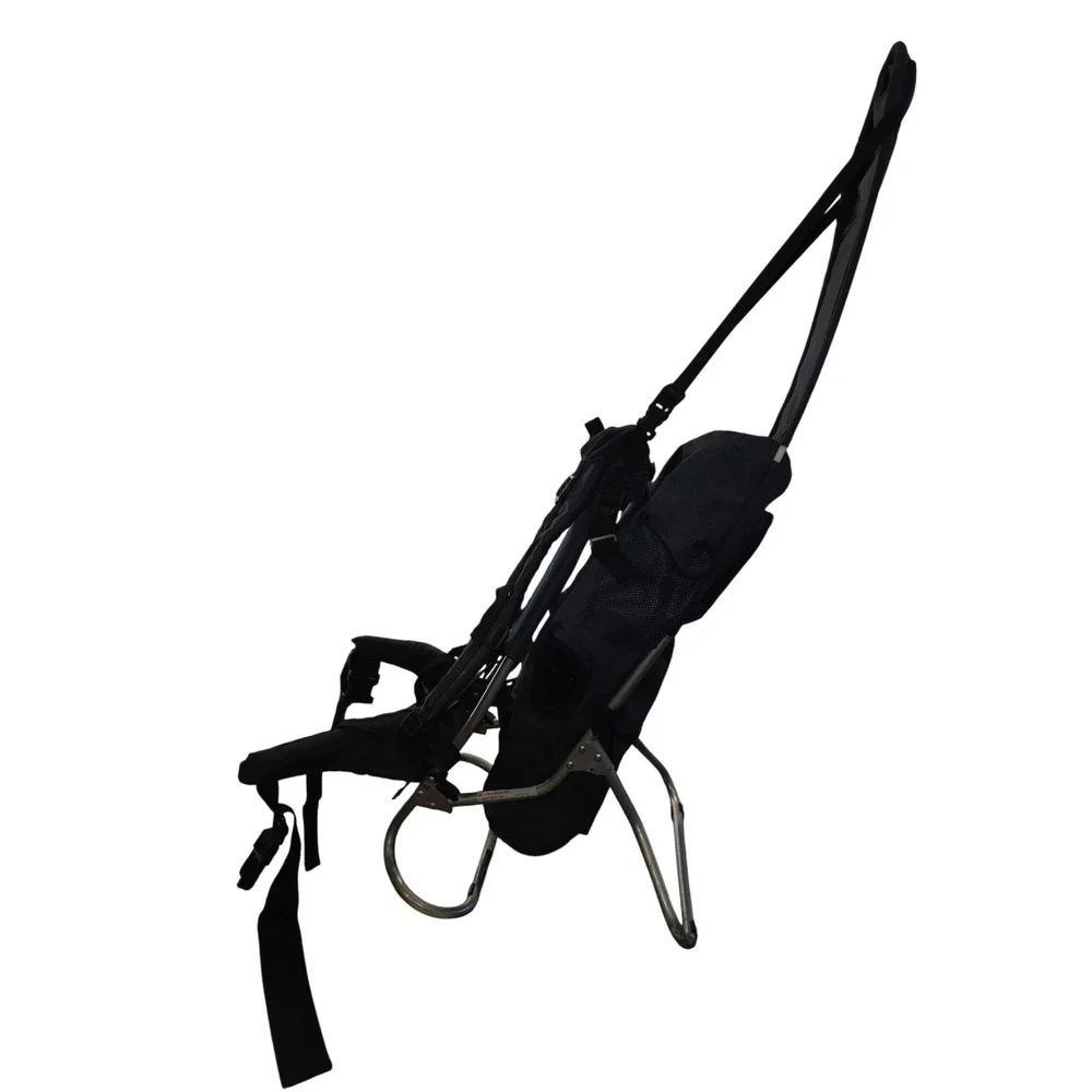 Baby Trend Blue Metal Frame Infant Child Backpack Carrier Hiking Kickstand Navy